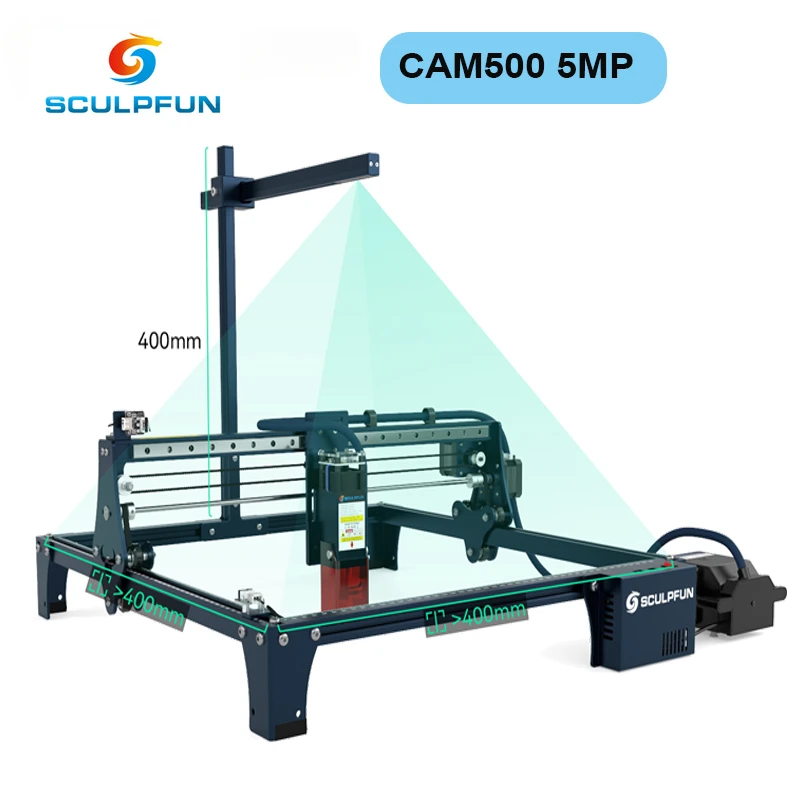Industrial Laser Engraver - SCULPFUN CAM500 Caméra Lightburn pour positionnement