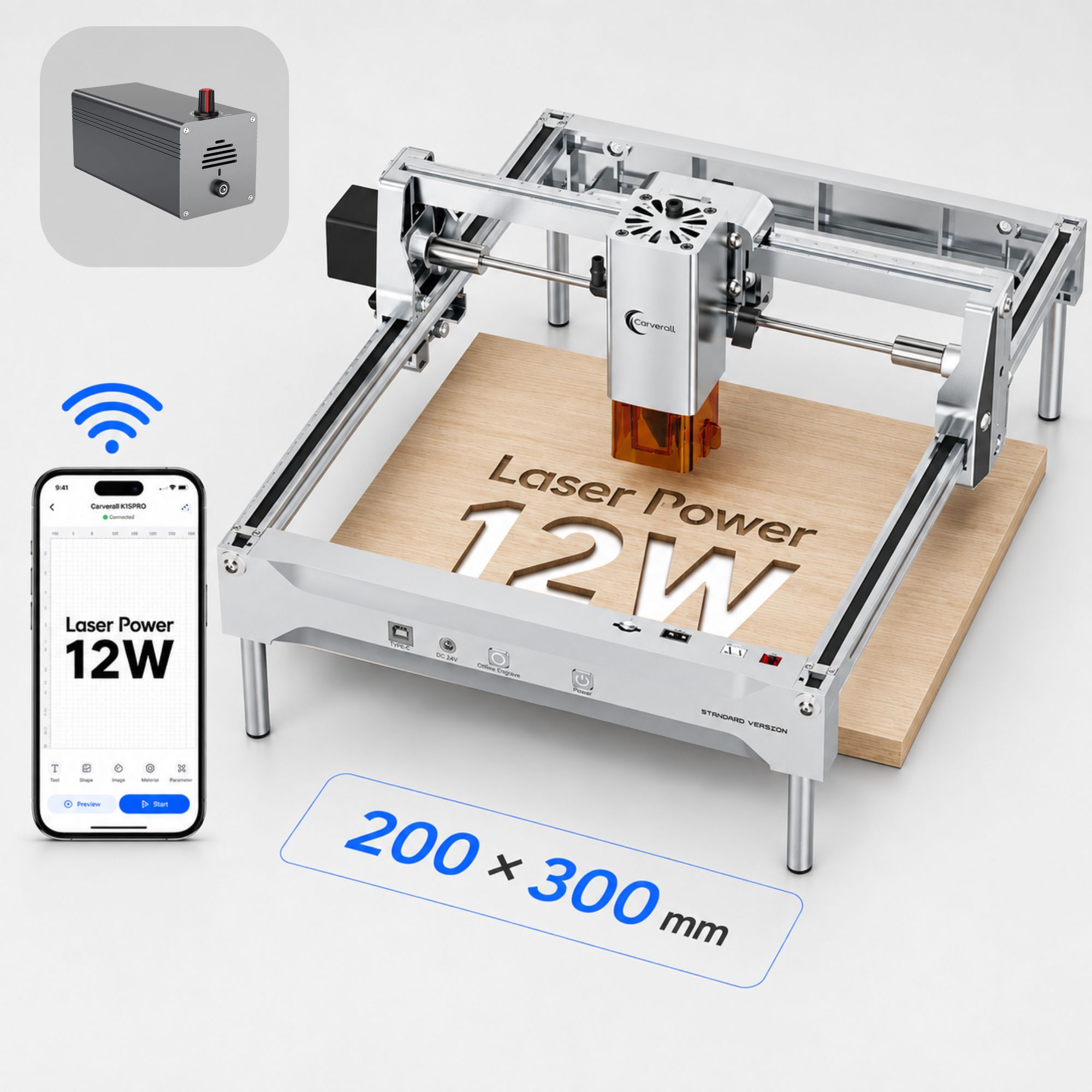 Industrial Laser Engraver - Graveur et découpeur laser K15 PRO